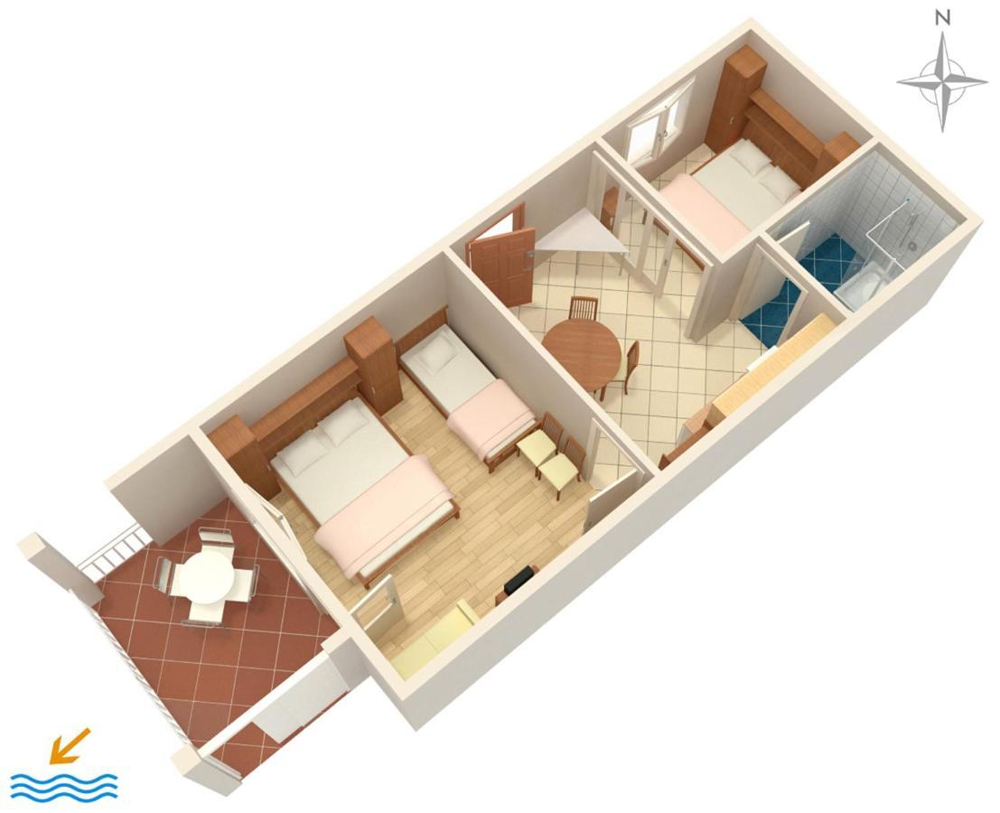 Apartments By The Sea Podgora, Makarska - 2615 Exterior photo